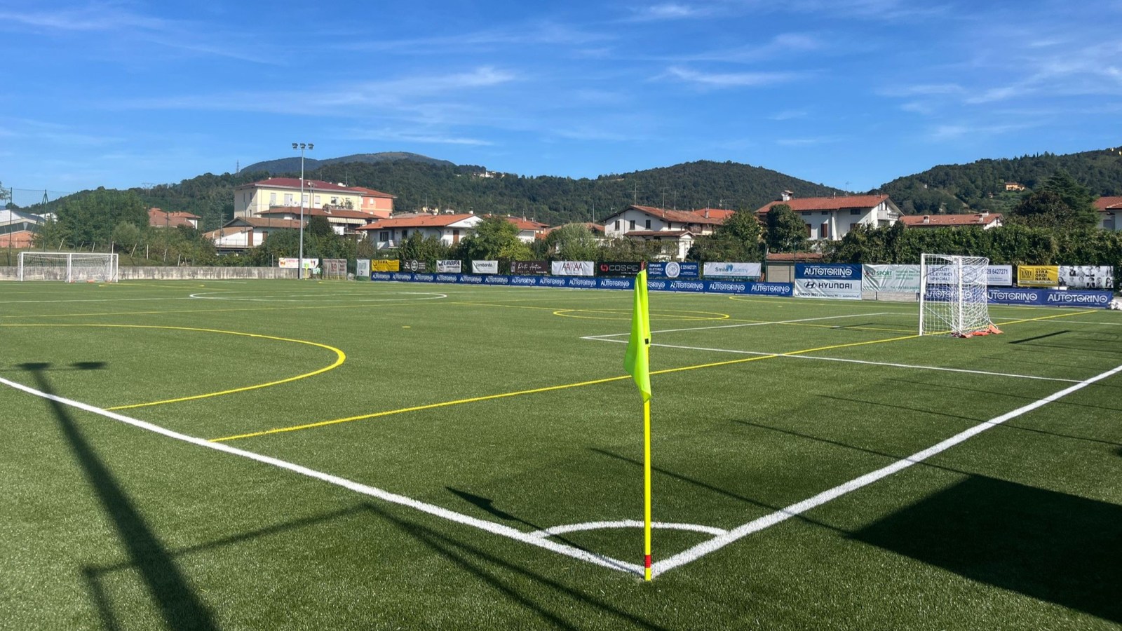 Campo da calcio a 9 completato